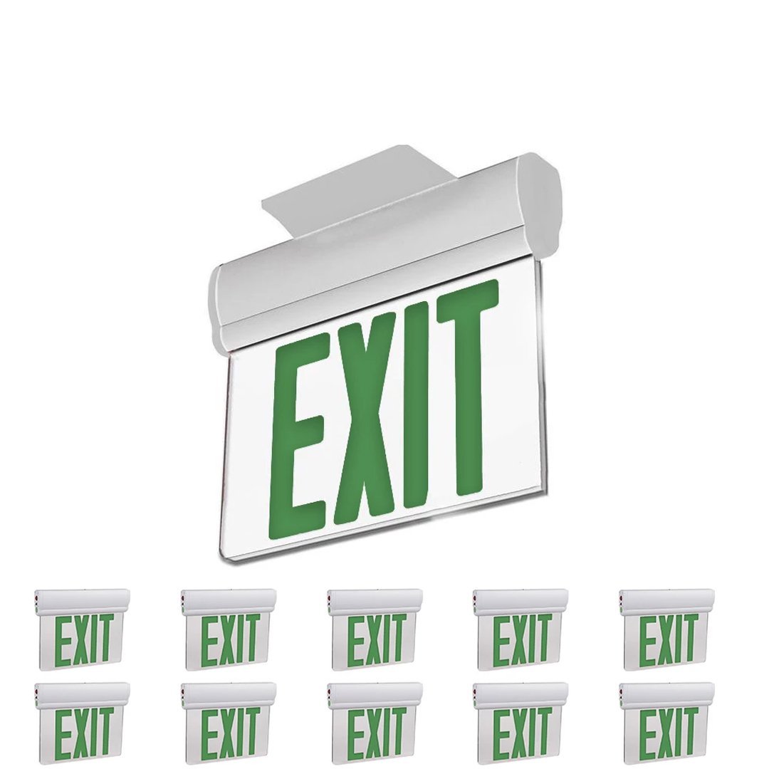 emergency-light-edge-lit-exit-sign-3w-green-ul-listed