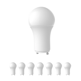 LED Light Bulbs A19 9.5 Watt 5000K 800 Lumens 120V Dimmable, General Purpose Lamp GU24 Base
