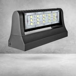 Outdoor Rotatable LED Wall Pack Light 40W 5700K 5400 Lumens Bronze Finish