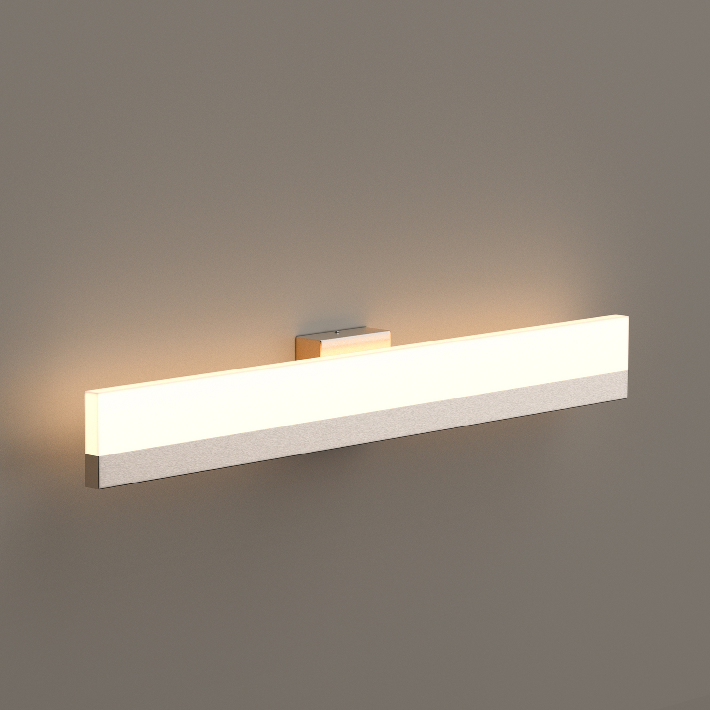 Bathroom Light Fixtures, 4000K (Cool White), Brushed Nickel Finish, For Damp Location,Wall Mount, Vanity Lighting