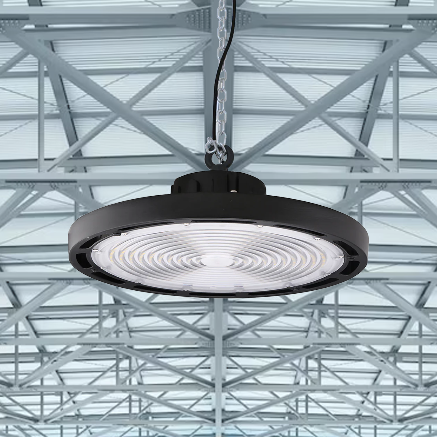 Gen13 UFO LED High Bay Light, 150W, 5700K, 22500LM, Dimmable, UL, DLC Listed, For LED Warehouse Lights Commercial Shop Workshop Garage Factory Lighting Fixture