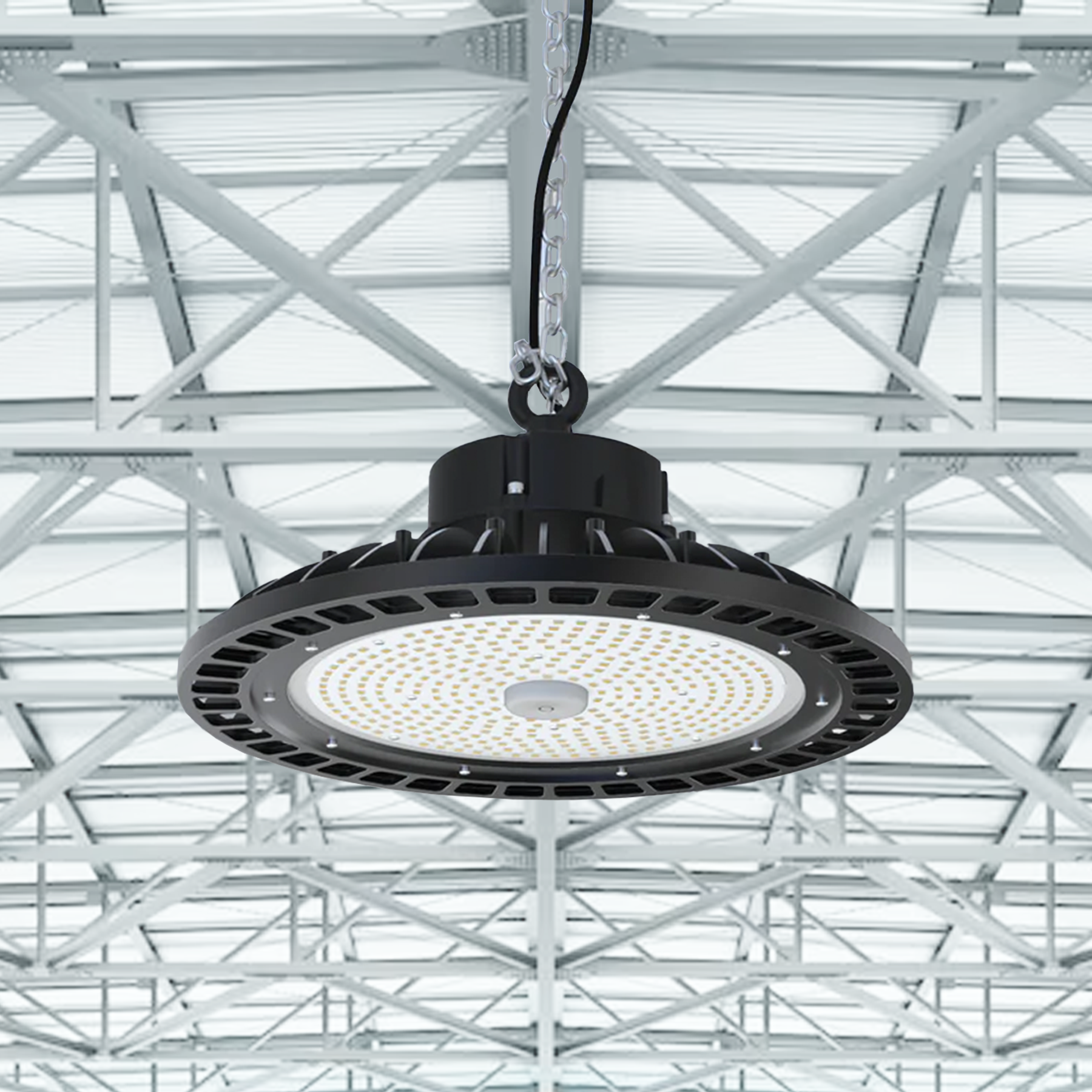 UFO High Bay LED Shop Lights 4000K, 1-10V Dimmable, AC120-277V, U – LEDMyPlace
