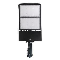 240W LED Pole Lights Outdoor, 5700K, Universal Mount, Bronze, AC120-277V, LED Parking Lot Lights - Outdoor Commercial Area Street Lighting