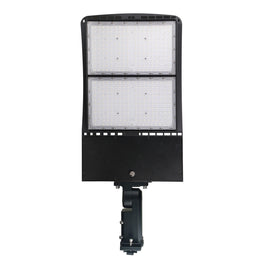 240W LED Pole Lights Outdoor, 5700K, Universal Mount, Bronze, AC120-277V, LED Parking Lot Lights - Outdoor Commercial Area Street Lighting