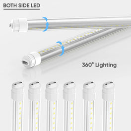 T8 LED Sign Tubes with R17 Base, Work without Ballast, 360 Degree Advertisement Lighting, LED Outdoor Tubes For Double Sided Signs
