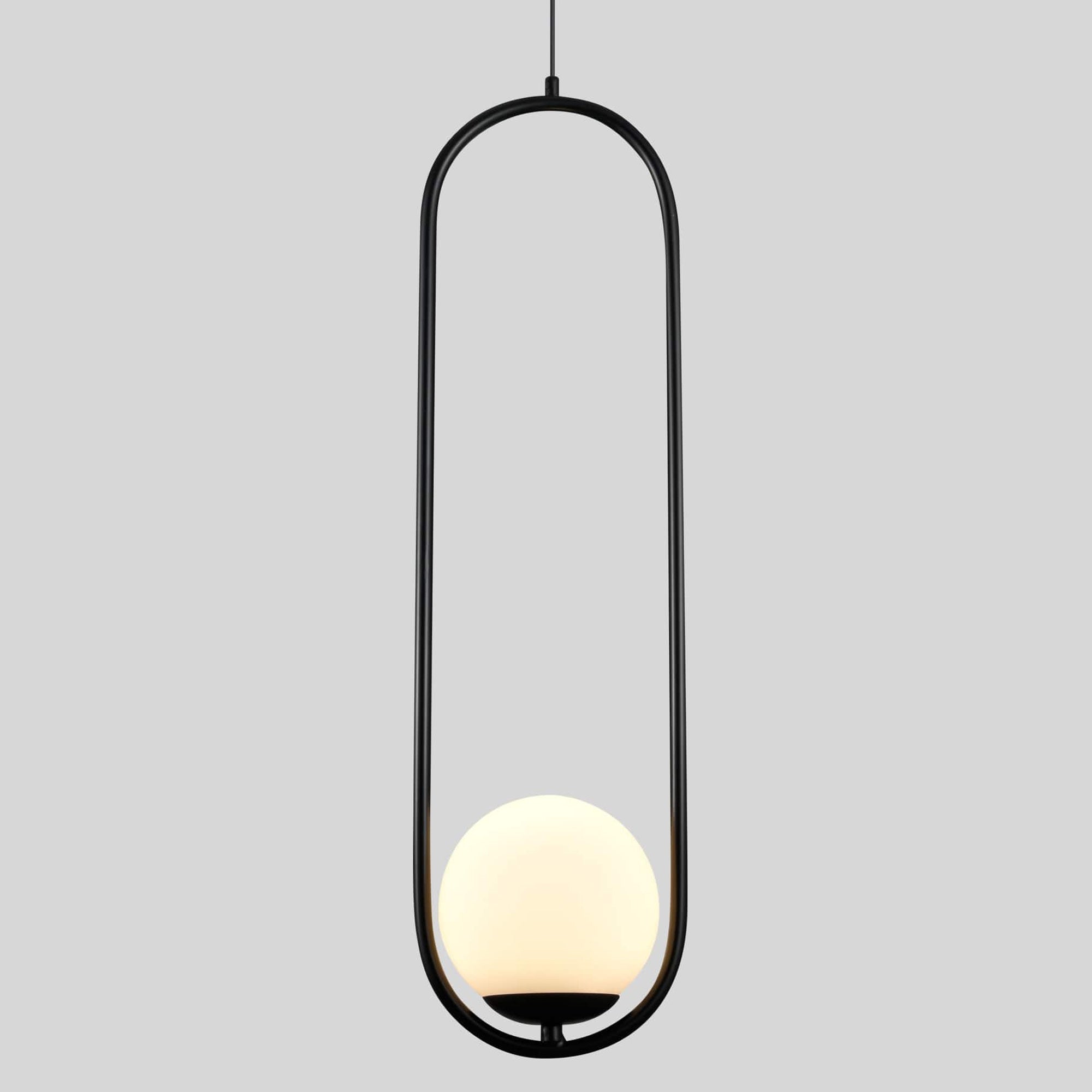 1-light-single-bell-pendant-chandelier-9w-3000k-black-dimmable-pendant-lights