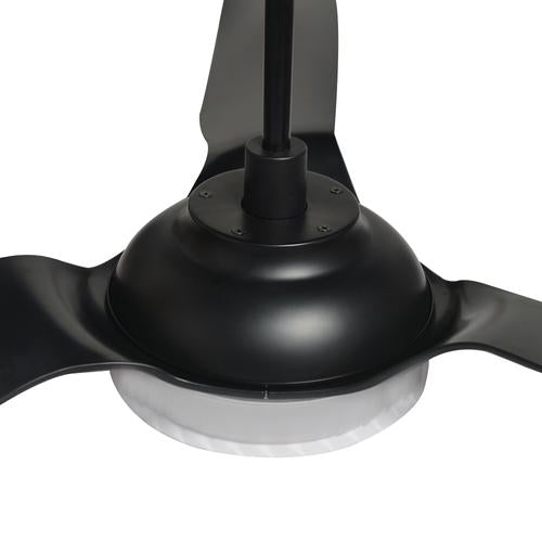 Icebreaker 52 in.(3-Blade) Best Smart Ceiling Fan w/ Dimmable LED Light and Remote, Indoor/Outdoor, White Finish Works w/ Alexa/Google Home/Siri