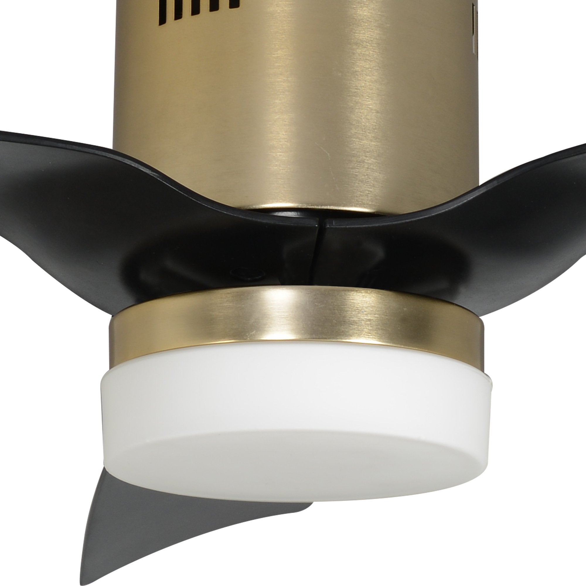 Spezia 52 Inch 3-Blade Flush Mount Best Smart Ceiling Fan With Led Light Kit & Remote