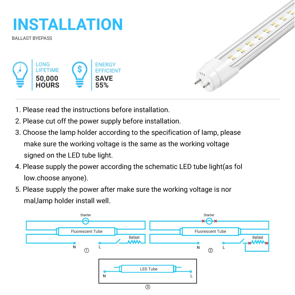 t8-4ft-22w-led-tube-2-row-led-tube-6500k-clear-dual-ended-power