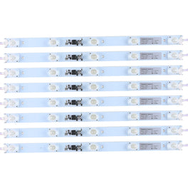 8-Pack PCB Linear LED Light Bar With Tape Adhesive Backside, 15W, 1350LM, 7000K, 5 LEDS/bar, DC24V, IP65, UL, RoHS Listed, Pure White